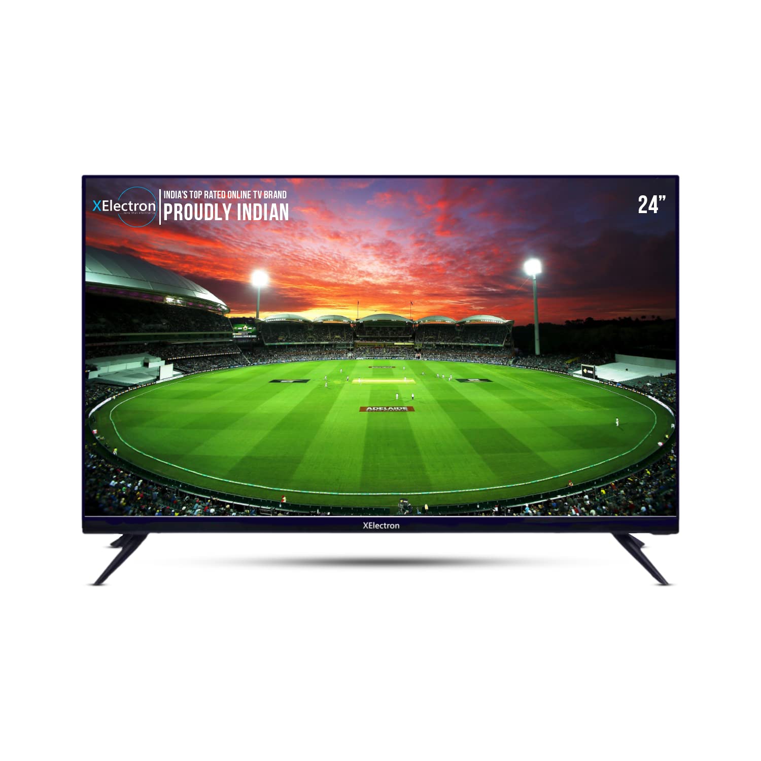 XElectron 24 Inch (60 cm) HD Ready LED TV with A+ Grade Panel, Noise Reduction, Dynamic Picture Enhancement, Cinema Zoom, Powerful 20W Box Speakers, 60Hz Refresh Rate, Model 24STV (Black) - Image 4