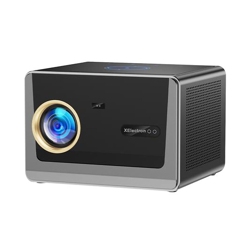 XElectron iProjector 3 Plus | Official Google TV | Dust Proof | Brightest 2500 ANSI, Native 1080p Smart Projector 4k Ultra HD for Home | Auto Focus & Keystone, HDMI ARC, WiFi 5 & BT, Screen Mirroring